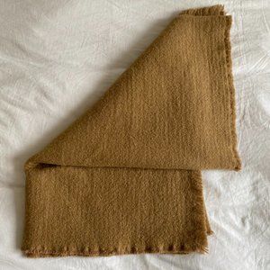 Aritzia Mustard Scarf / Blanket